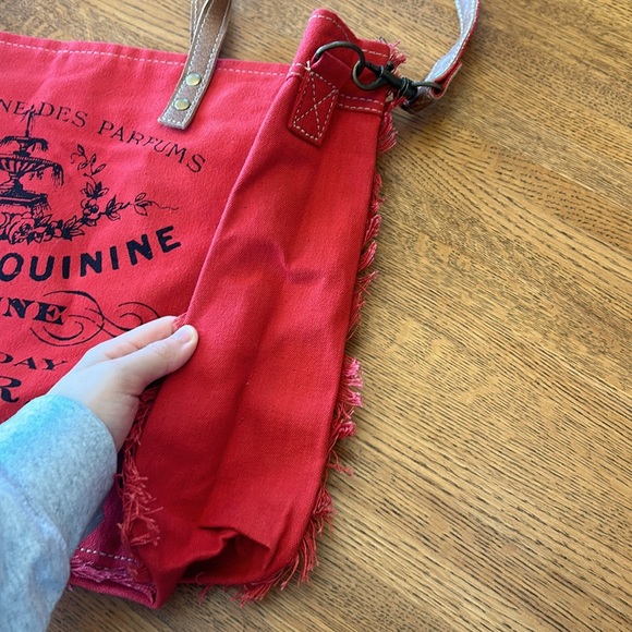 Red Tote Bag - Picture 6 of 11